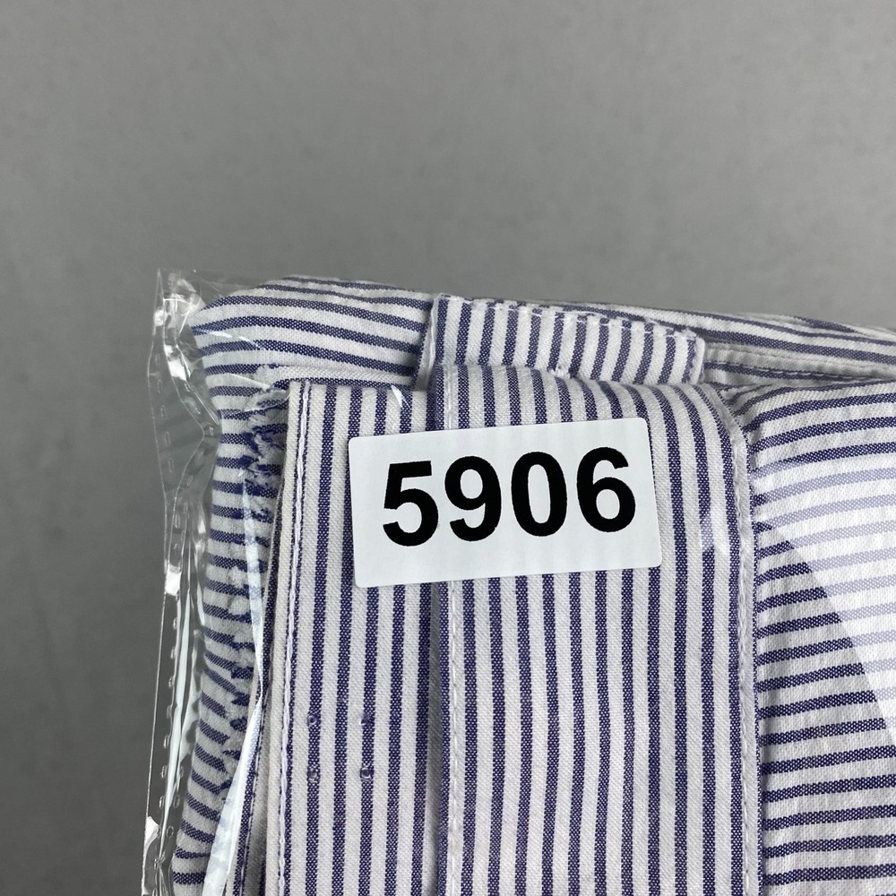 Bills Khakis mens Parker Pant 36 seersucker Blue White Made USA unhemmed NEW - Picture 14 of 14